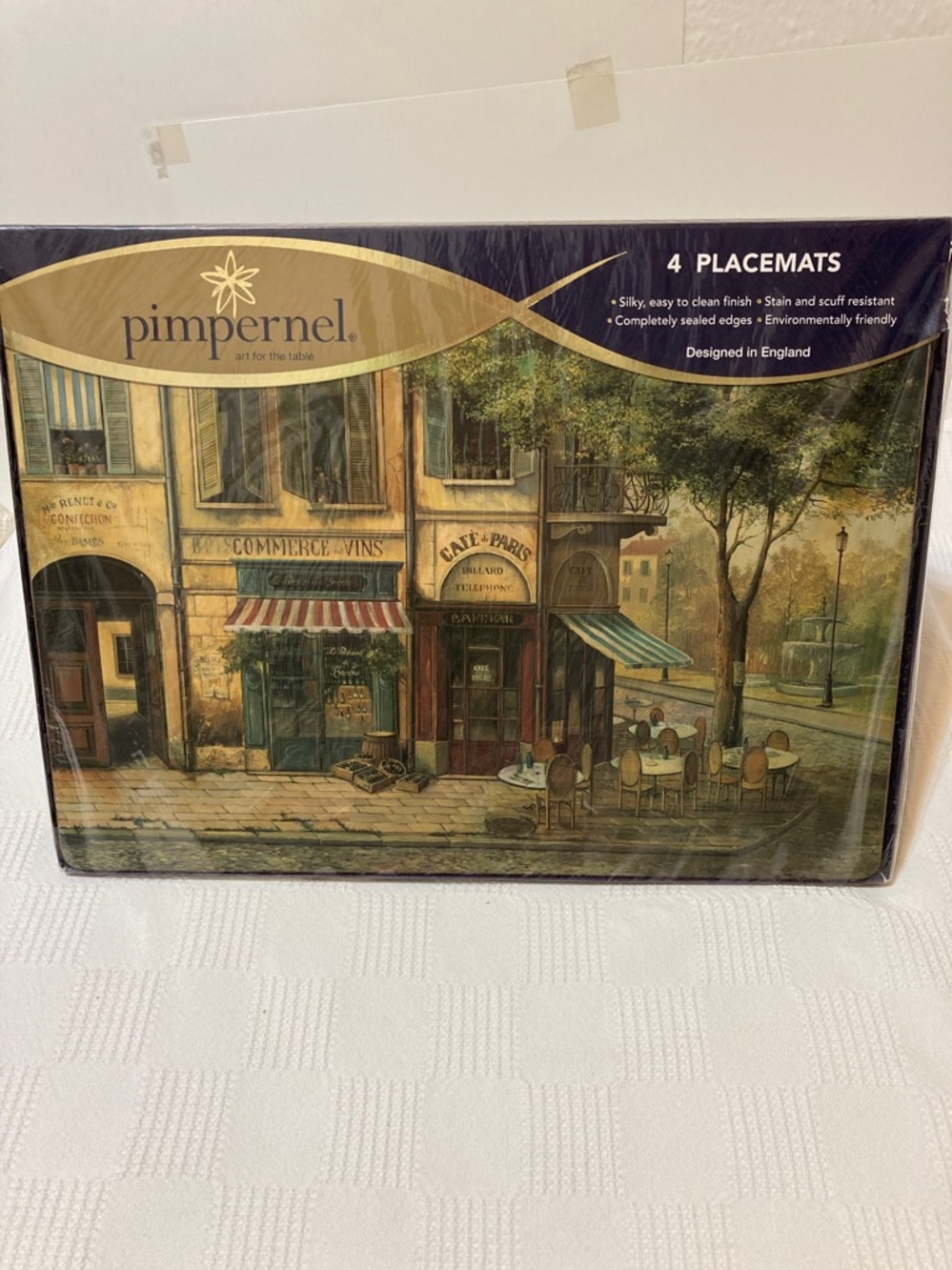 PIMPERNEL NWT SET OF 4 CORK BACKED PLACEMATS